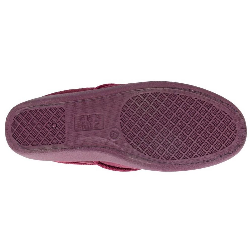 Sleepers Womens/Ladies Clare Floral Mule Slippers