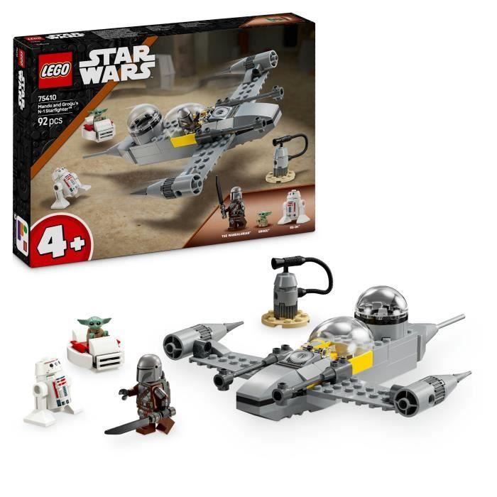 LEGO Star Wars : The Mandalorian 75410 Mando og Grogu sin N-1-jager - Leke fra 4 år og oppover
