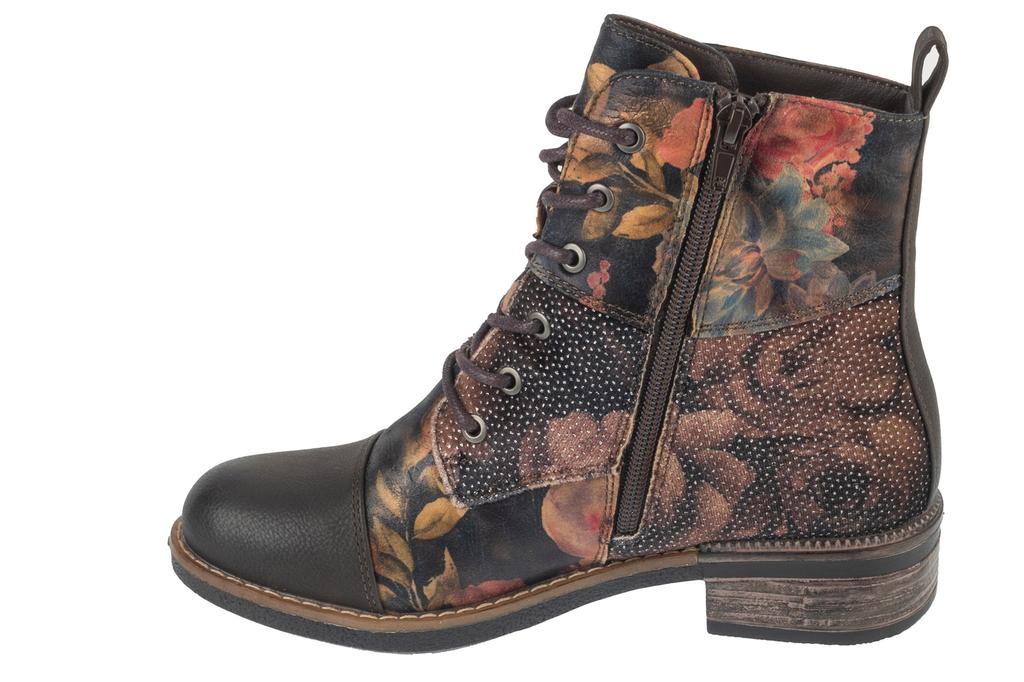 Rieker Booties, Womens multicolour Lace-up shoes