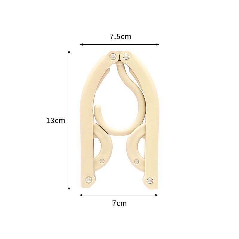 Foldable Clothes Hanger for Travel, Business, Dorms, and Home - Portable Drying Rack for Underwear and Socks