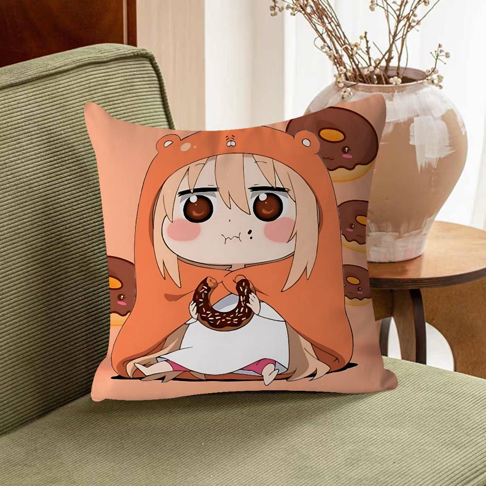 Doma Umaru Personalized Pillow Dust Cover Bedroom Kids Party Decoration Pillowcase Birthday Children Gift
