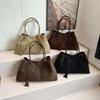 Borsa a Mano Moda Versatile di Alta Qualità in Ecopelle Monocolore 2026 Prodotto da Donna Vendita Calda Borsa a Spalla di Grande Capacità
