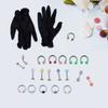 RUI RUI YU Colorful Piercing Kit Stainless Steel Lip Stud Belly Ring Nose Ring Body Piercing Tools Body Jewelry