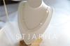 Genuine Pearl Necklace for White Freshwater 14K Handmade 45cm NP11J [Stjarna] Women, Pearl, 6-7mm, Gold, Necklace, Adjustable,