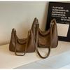 IELGY Texture Retro Large Capacity Tote Bag Fashion Chain Shoulder Fashion Commuter Messenger Bag