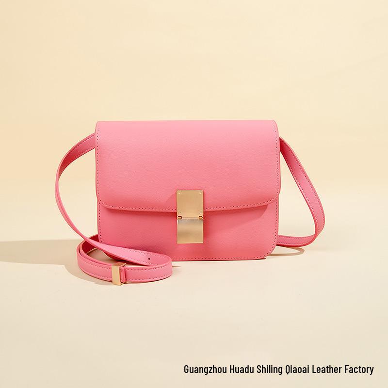 2025 Women's Genuine Leather Tofu Crossbody Bag - Fashionable Summer Shoulder Bag