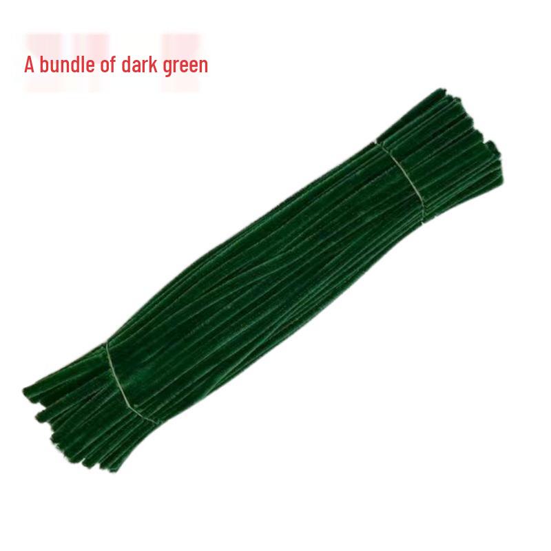 Chenille Stems [Zinc Art] Macaron Wool Strips for DIY Children's Toy and Bouquet Crafts.
