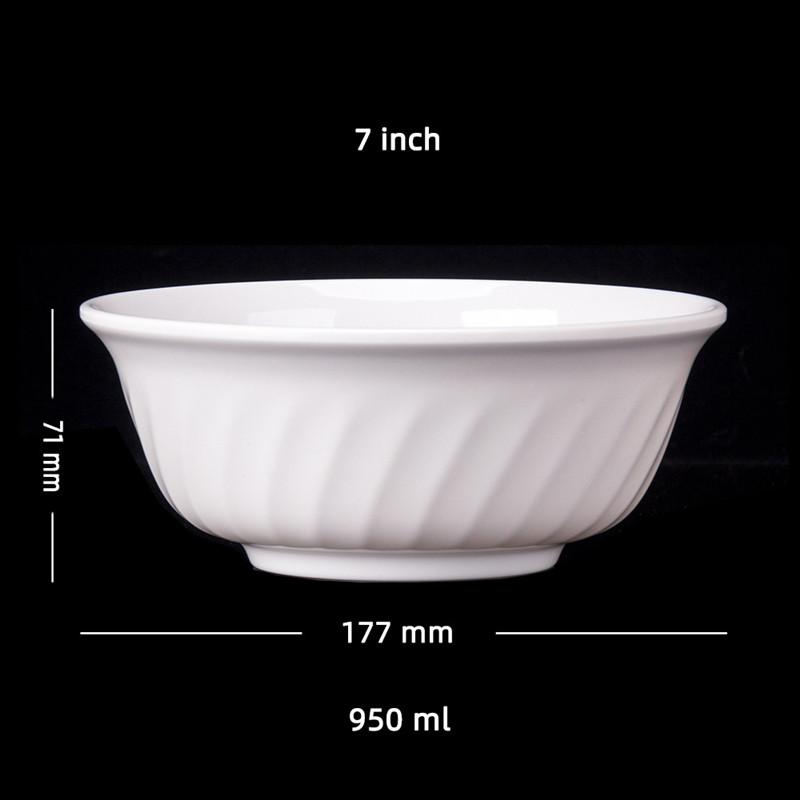 

5-7 дюймов белая меламиновая миска для ресторана суп каша лапша рис миски мини приправы десерт соус блюда дешево оптом