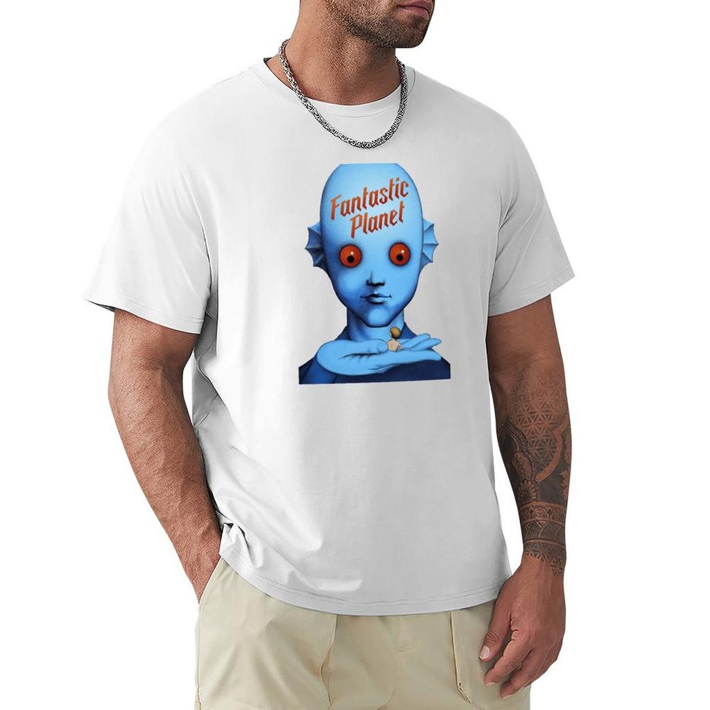 Fantastic Planet La Planete Sauvage TShirt Sweat Anime Tshirt Oversize Tshirts Man Clothes Mens T Shirts Top Quality
