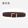 Four Seasons Available New Needle Buckle Belt Women'S Fashion Simple And Versatile Dress Jeans Decorative Leather Matte Belt