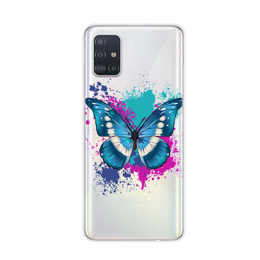 

Красивая бабочка для Samsung Galaxy A01 A11 A12 A22 A21S A31 A41 A42 A51 A71 A32 A52 A72 A02S силиконовый чехол для телефона Samsung A02S