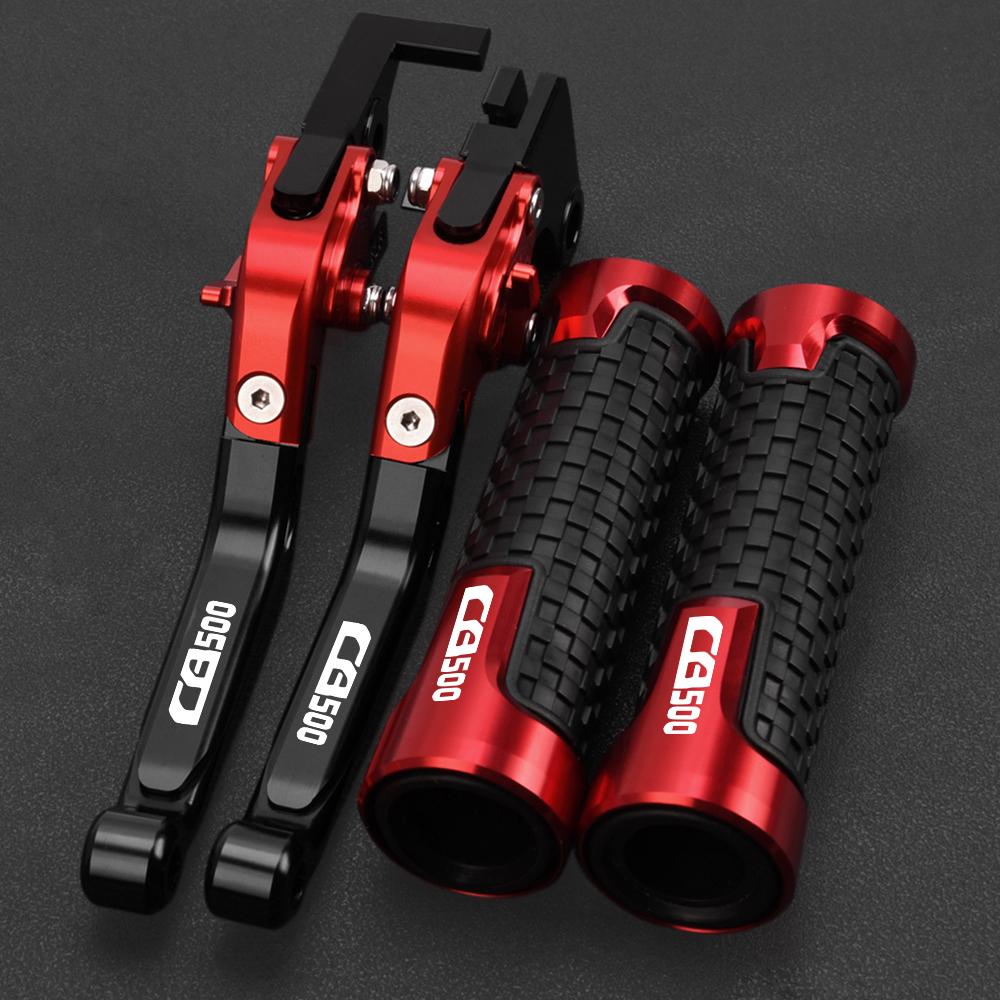 Motorcycle CNC  Adjustable Extendable Folding Brake Clutch Levers Handle Grips For HONDA For Honda CB500 CB 500 1994 1995