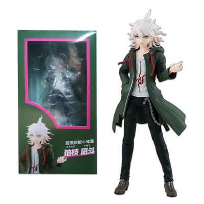 20CM Danganronpa Nagito Komaeda Figurka Akcji PVC Figurka Anime Model Zabawki Kolekcja Figur Lalka Prezent Zabawka Trigger Happy Havoc
