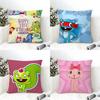 Cute Cartoon H-Happy Tree Friends 4 Linen Cushion Covers For Decorative Sofa Home Pillows Case Car Chair Pillows Cases