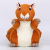 25cm Kawaii Nuts Turn Into Squirrel Stuffed Animal Soft Hiding In Nut Fruit Plush Cute Doll Pillow Children's Toys Birthday Gift