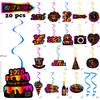 2026 Happy New Year Hanging Swirls New Years Party Decorations New Years Eve Ceiling Swirls Happy New Year Hanging Streames for Colorful New Year