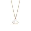 Summer 2024 Women's Fan-Shaped Shell Necklace: Trendy, Light Luxury Clavicle Chain