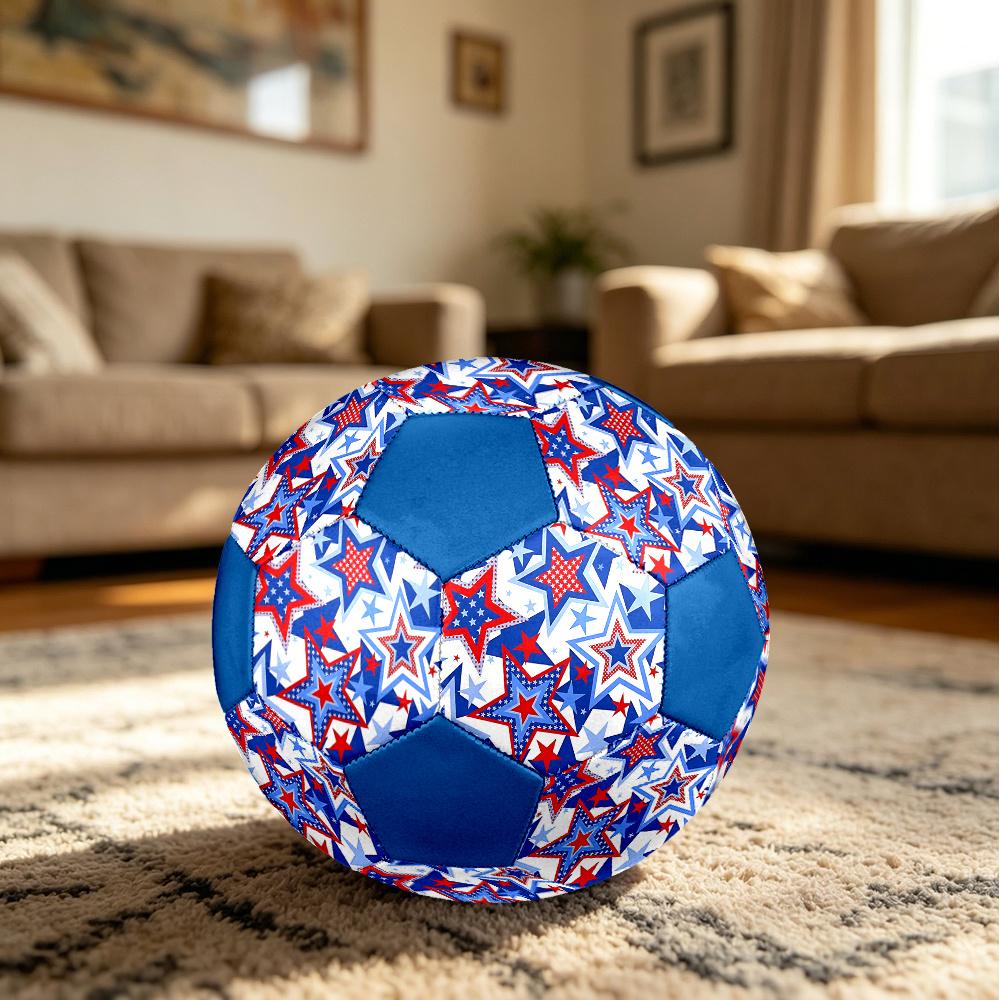 1PC American Flag Stars Soccer Ball Size 5 Football Machine Sewn Indoor/Outdoor Universal Football W128
