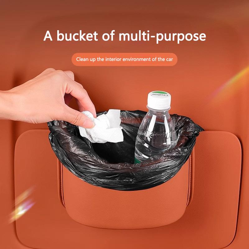 Leather Car Door Garbage Bin Bag Storage Bin Storage Box For Opel Astra Insignia Corsa Zafira Meriva Mokka Vivaro Vectra Antara