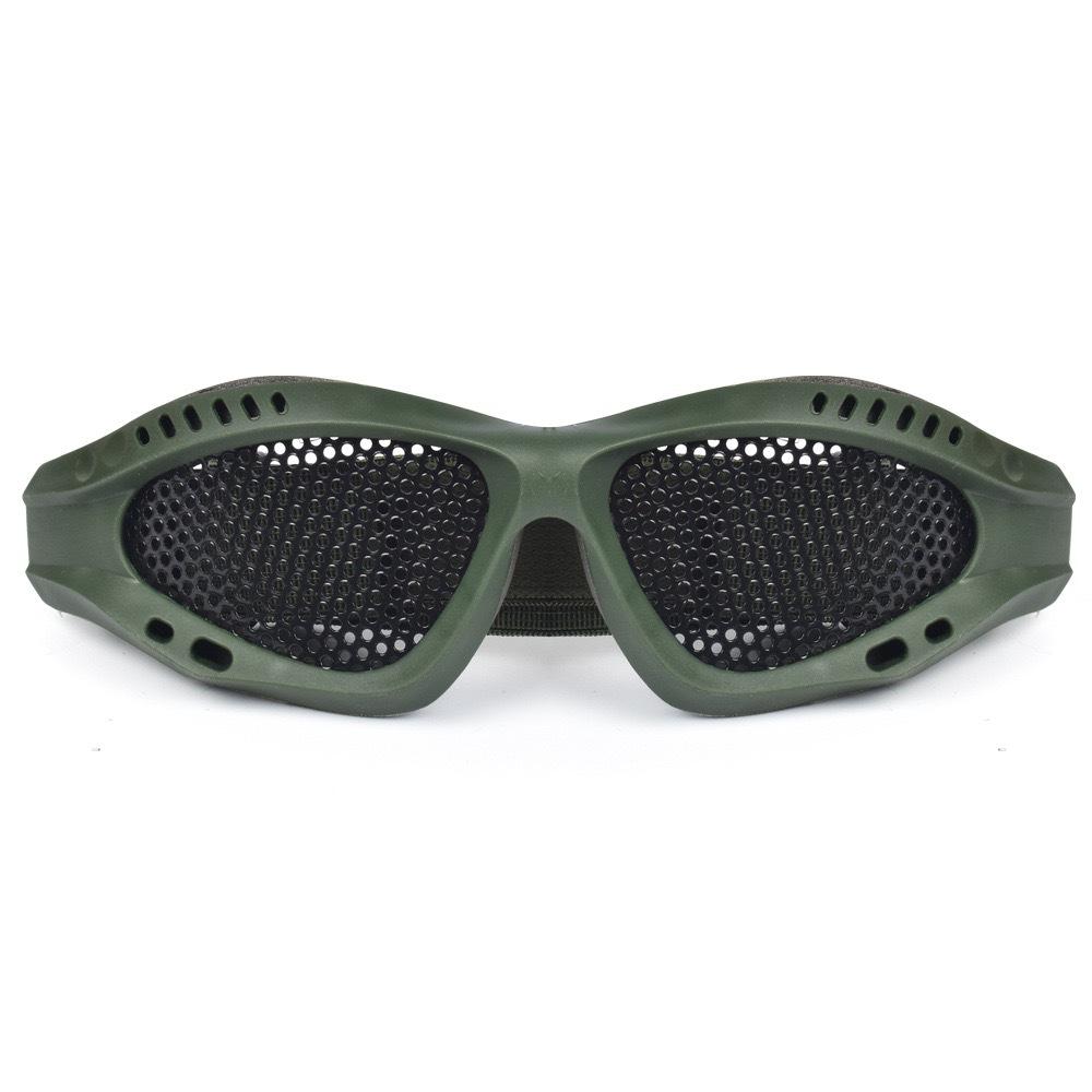Occhiali Tattici di Sicurezza per Airsoft con Protezione per gli Occhi all'Aperto Occhiali Protettivi in Rete Metallica Resistenti agli Impatti Occhiali per Caccia Paintball