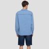 GAP Unisex 2025 Fall Cotton Contrast Button Loose Denim Shirt 791980