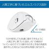 Kensington Pro Fit Ergo TB550 Wireless Trackball, Rechargeable, K72180JP, White