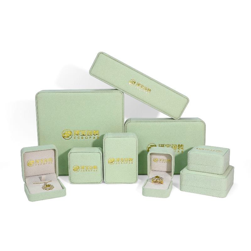 High-end rounded velvet jewelry box, jewelry ring box, pearl necklace and earrings box, bracelet jewelry packaging box