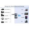 Wireless 5.0 Aux Bluetooth Adapter Car with Hands-Free Calls,Supports TF Card,Dual Connection,Receiver for Car,Headphones and Home Stereo Systems