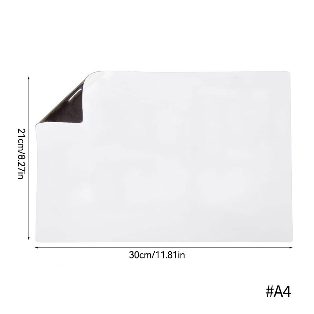 A3 A4 Magnetic Whiteboard Fridge Magnets Dry Wipe White Board Marker Writing Record Message Board Remind Memo Pad Gift Kitchen