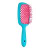 Turquoise and Pink Hair Brush SMALL SUPER BRUSH