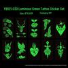 New Two-Color Luminous Tattoo Stickers for Nightclubs and Concerts