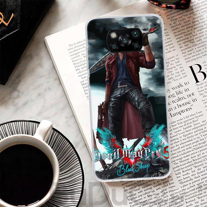 Game D-Devil May Cry 5 Cover For Xiaomi Poco X7 X6 X5 Pro X3 Nfc F7 Ultra Phone Case F6 F5 X4 F4 Gt F3 M6 M5S M4 M3 Print Shell