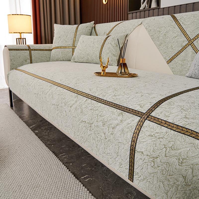 Nordic Flannel Sofa Covers for Living Room Anti-Slip Dustproof Sofa Covers Universal Bohemian Sofas Funda Sofa Cushion