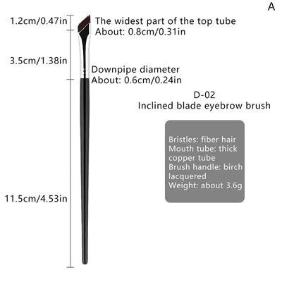 Upgrade Blade Eyeliner Brush Ultra Thin Fine Angle Flat Eyebrow Brush Under