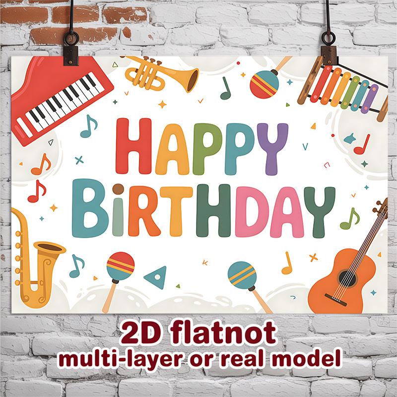 Colorful Photography Party Banner 1pc - Studio Photo Prop