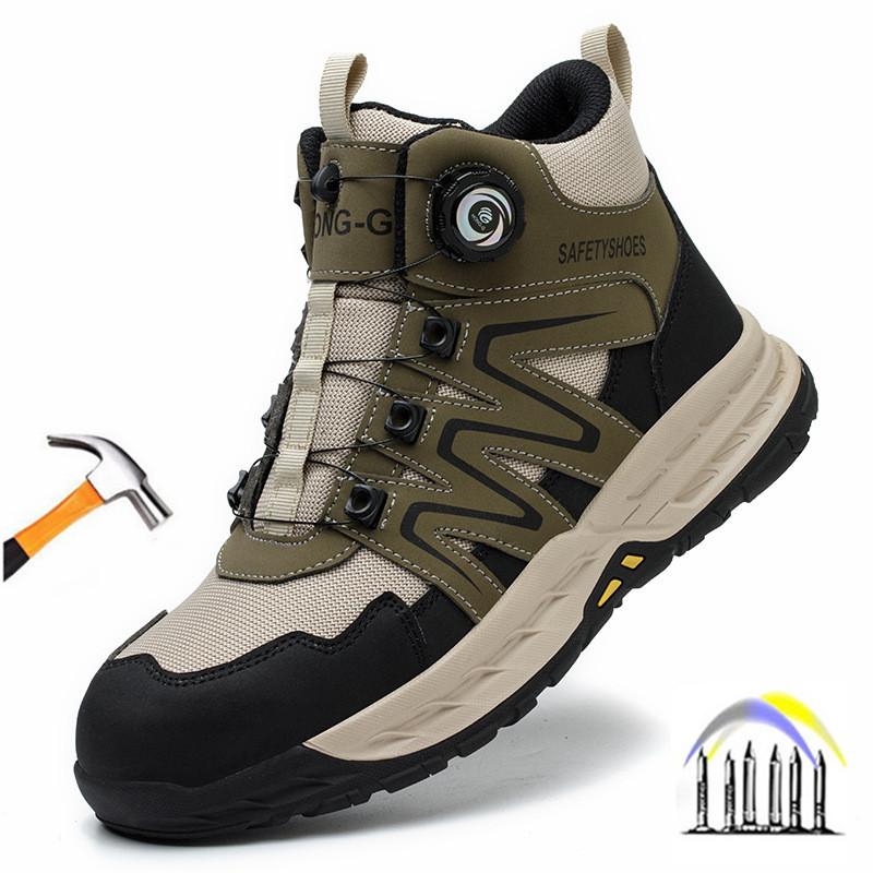 Protective Shoes High Quality Anti-scalding Safety Shoes for Men Work Safety Sneakers with Steel Toe Anti Puncture Work Shoes