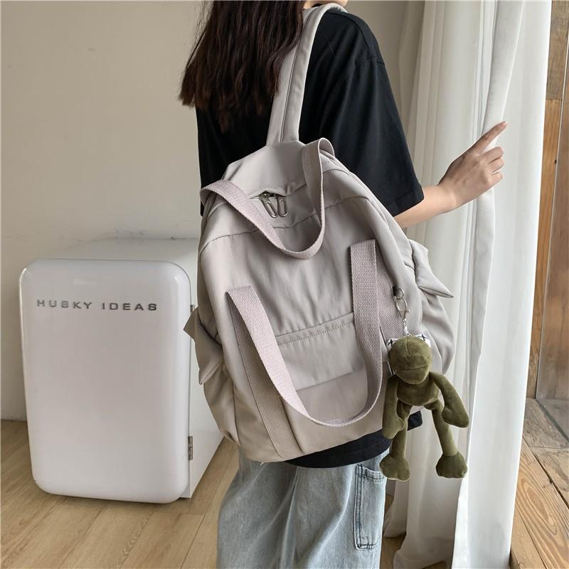 Schoolbag Internet celebrity backpack female 1011 new Korean version simple junior high school student schoolbag large capacity travel backpack 