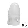 2x Bird Water Drinker, Parakeet Dove Parrot Duck Pigeon Dispenser Automatic Feeder, Large