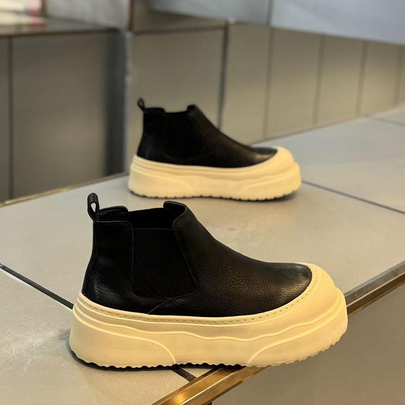 Autumn and Winter New Sports and Leisure Chelsea Boots Platform Martin Boots
