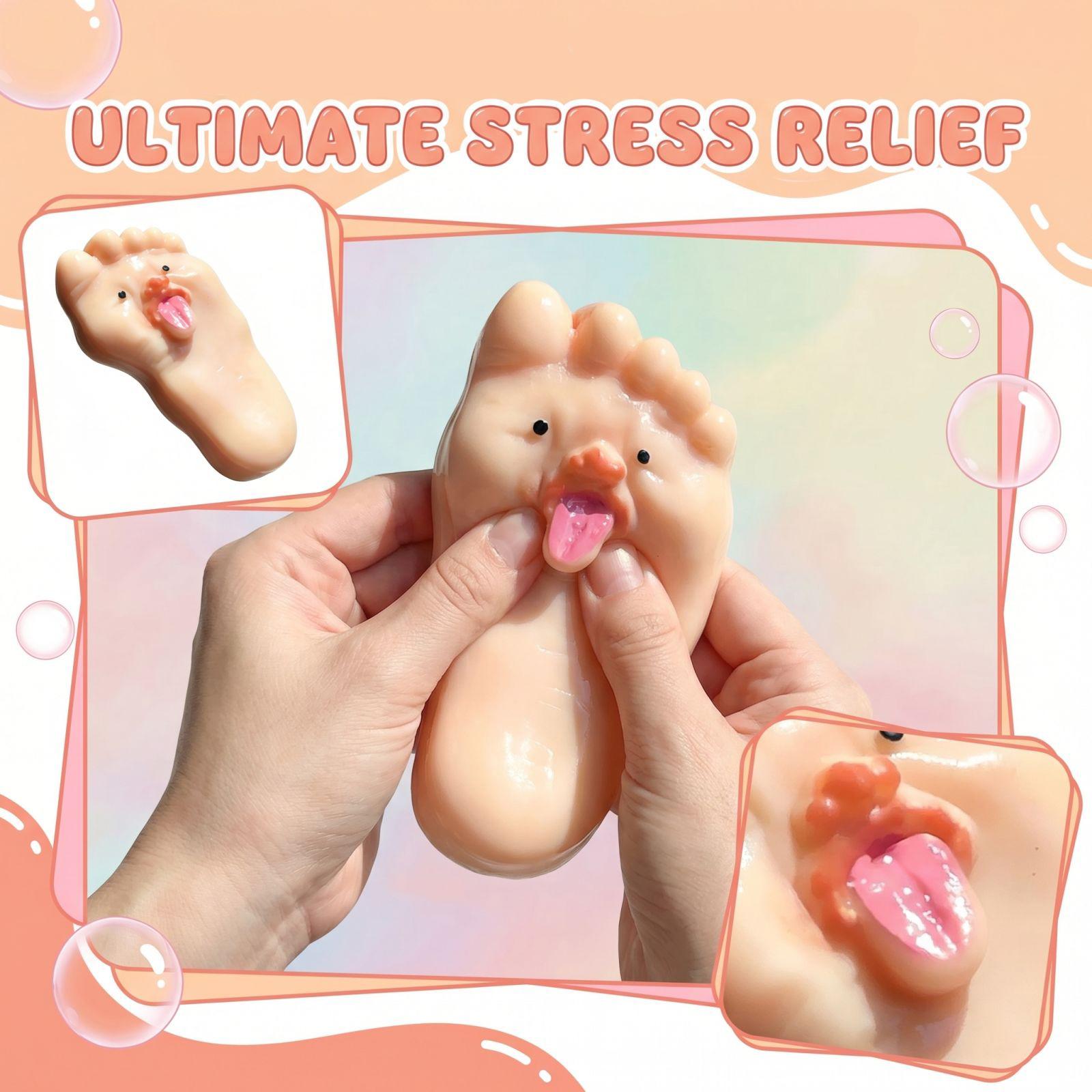 

Big Feet Pinch Music Stress Relieving Silicone Stress Relieving Toy One Size