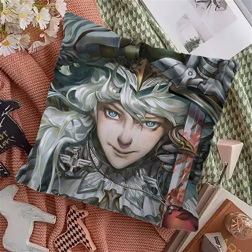 Berserk Guts Hot Anime Personalized picture text home decorative pillows Household Gifts xcm