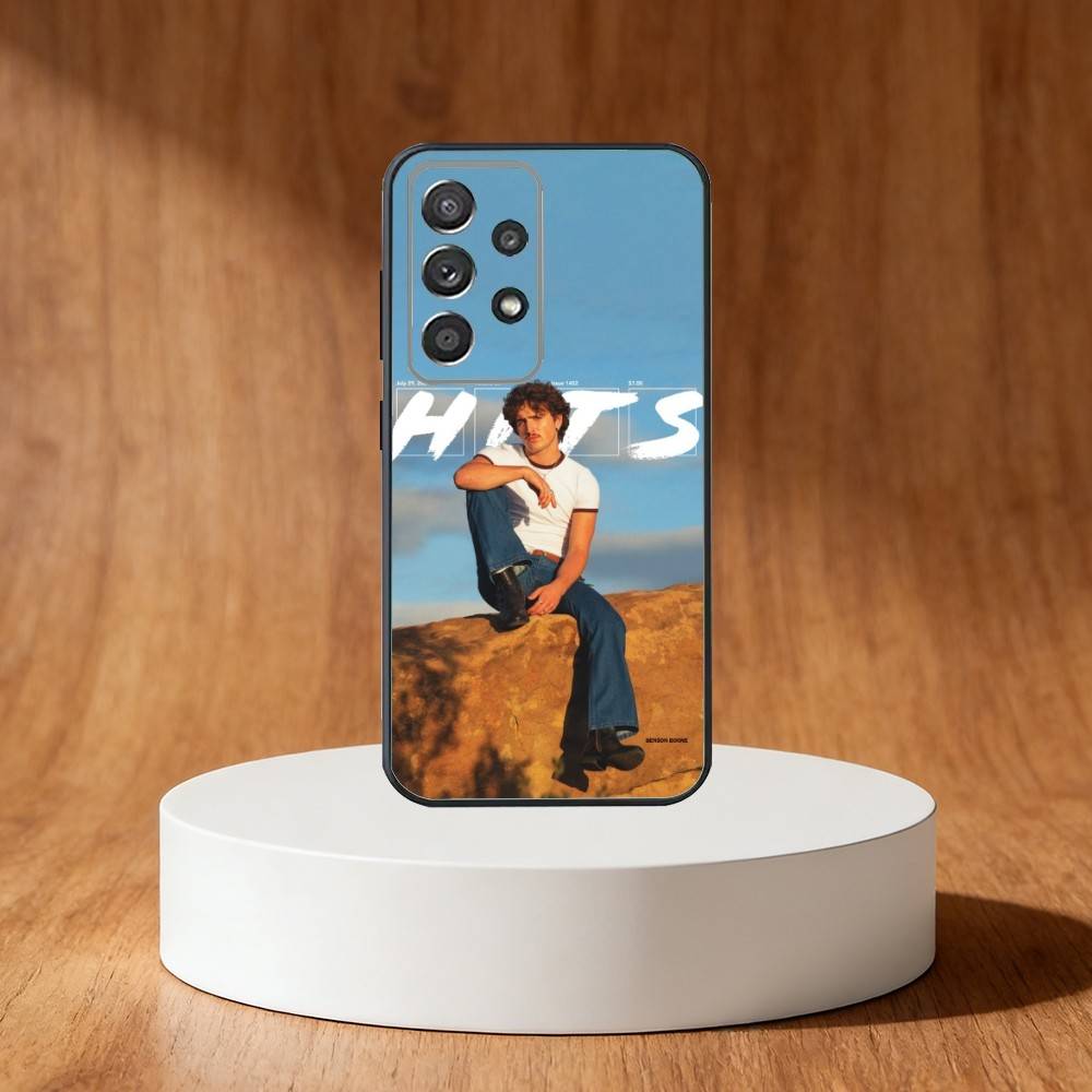 

B-Benson Boone Singer Phone Case For Samsung S25,S24,S21,S22,S23,S30,Ultra,S20,Plus,Fe,Note,10,9,5G Black Cover Samsung S21 s305G