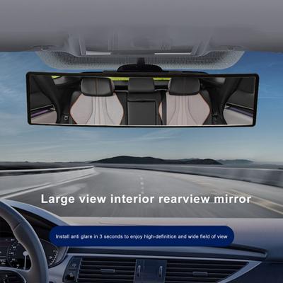 Interiér vozu Zadní zrcátko Vysoce čiré konvexní Panoramatické Širokoúhlé Bez mrtvého úhlu Antireflexní Univerzální Auto SUV Asistent pro zálohování skla nákladních vozidel