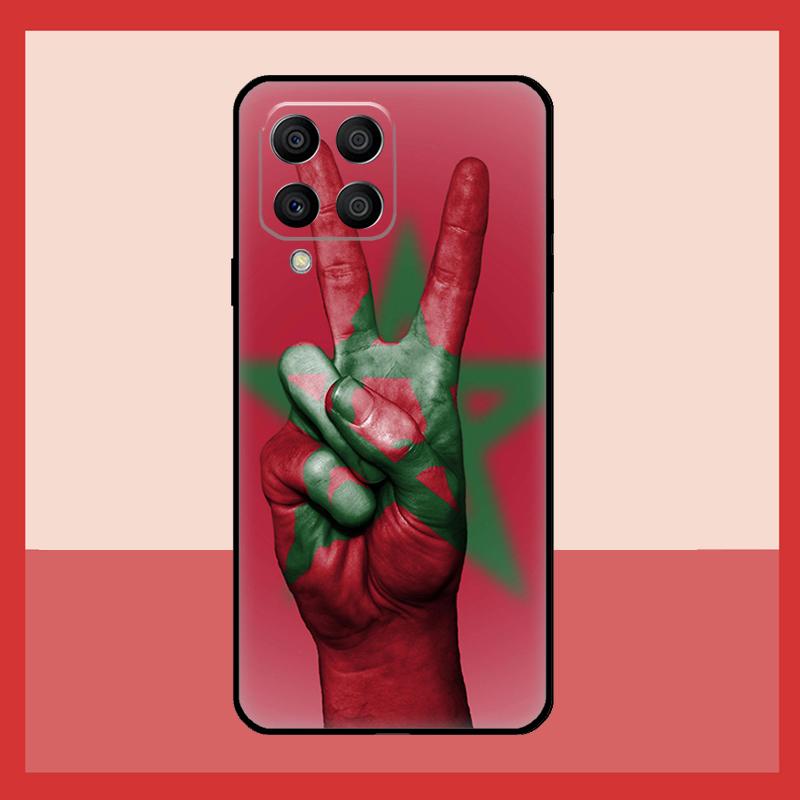 Morocco Flag Case For Samsung Galaxy M31 M21 M13 M33 M53 M15 M35 M55 M16 M36 M56 M12 M32 M52 M14 M34 M54