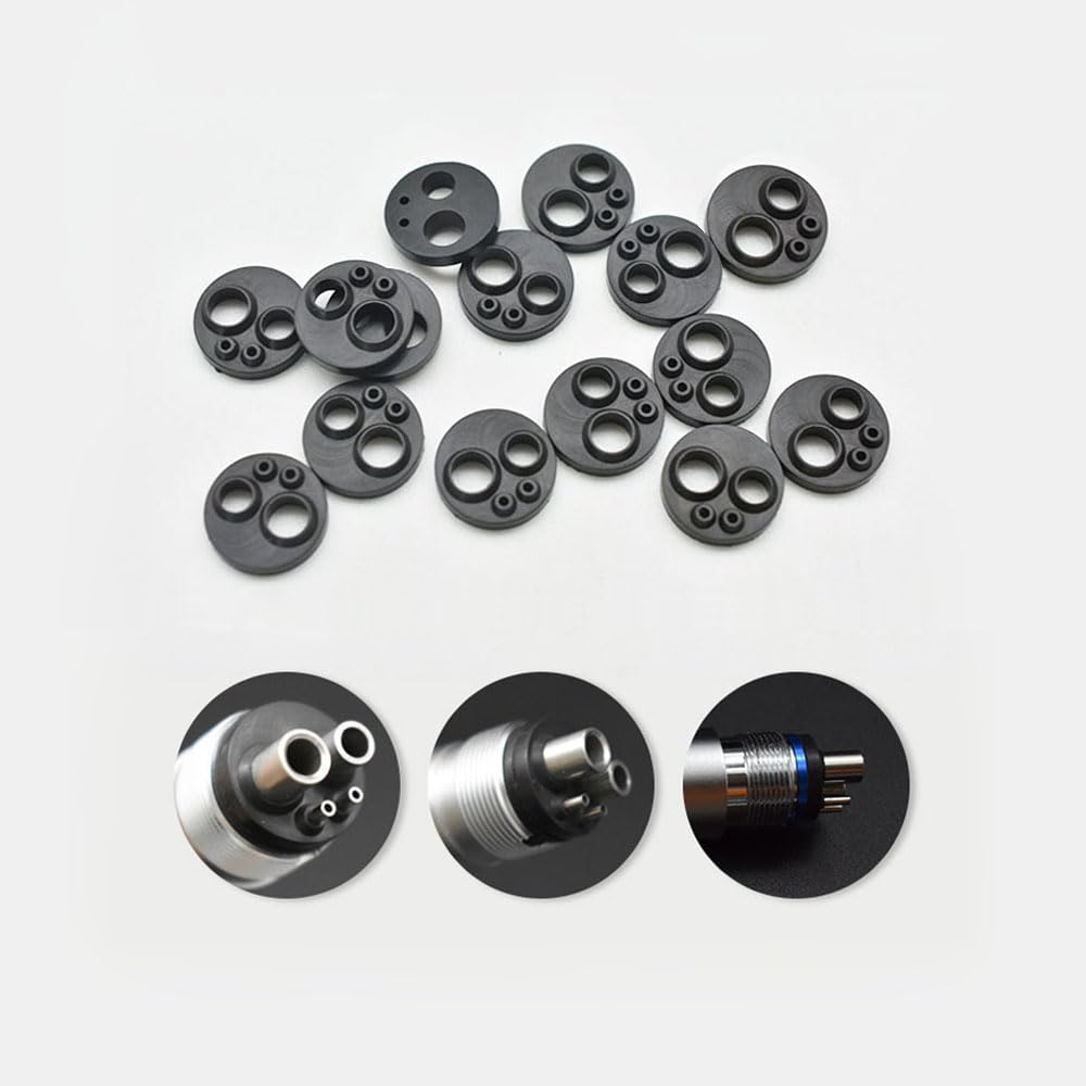 15 Stück autoklavierbare Dentalhandstück-Dichtung, passend für Midwest 4-Loch-Silikon-Ersatz