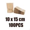 Brown Kraft Paper Bag With 100x Zip Closure Cm Snack Window