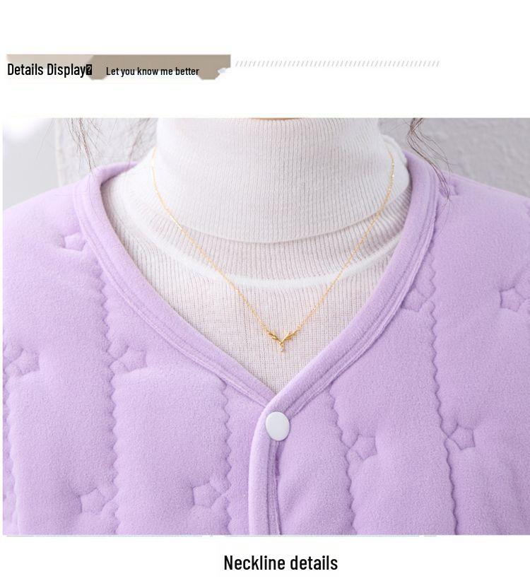 New Autumn/Winter Young Fashion Mom's Silk & Cotton Padded Warm Jacket