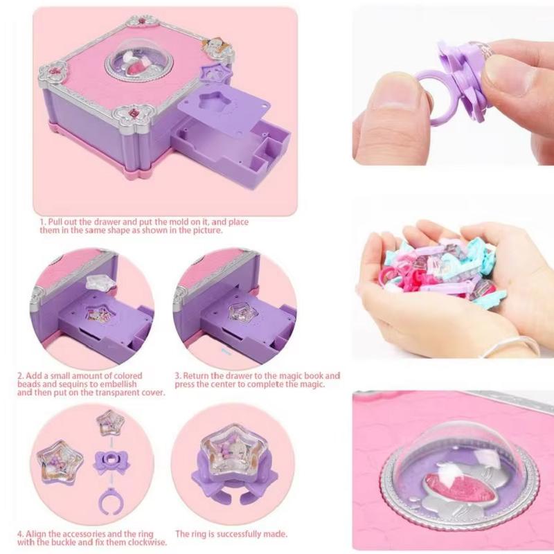 Magic Book Versatile Stickers Machine Guka Children Toys Complete Set Handmade Creative DIY Jewelry Ring Girl Christmas Gift