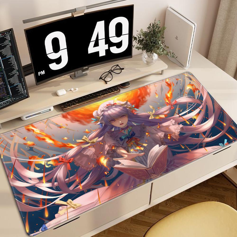 Anime Game Touhou Project Th Purojekuto Patchouli Knowledge Mousepad Mouse Mat Desk Mat With Pad Gaming Accessories Prime Gami