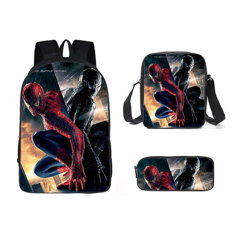 

Backpack Three Piece Set Waterresistant Material Kids For 13